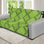 Green Bamboo Print Futon Protector