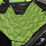 Green Bamboo Print Pet Car Back Seat Cover