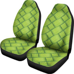 Green Bamboo Print Universal Fit Car Seat Covers