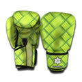 Green Bamboo Print Boxing Gloves