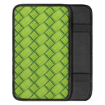 Green Bamboo Texture Print Car Center Console Cover