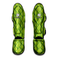 Green Bamboo Print Muay Thai Shin Guards