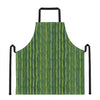 Green Bamboo Tree Pattern Print Apron