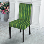 Green Bamboo Tree Pattern Print Dining Chair Slipcover