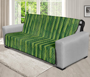 Green Bamboo Tree Pattern Print Futon Protector