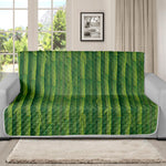 Green Bamboo Tree Pattern Print Futon Protector