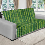 Green Bamboo Tree Pattern Print Futon Protector