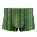 Green Bamboo Tree Pattern Print Men's Boxer Briefs