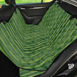 Green Bamboo Tree Pattern Print Pet Car Back Seat Cover