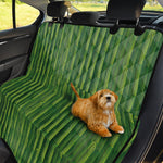 Green Bamboo Tree Pattern Print Pet Car Back Seat Cover