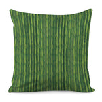 Green Bamboo Tree Pattern Print Pillow Cover