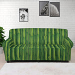 Green Bamboo Tree Pattern Print Sofa Cover