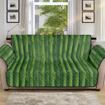 Green Bamboo Tree Pattern Print Sofa Protector