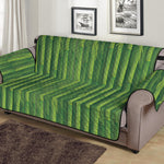 Green Bamboo Tree Pattern Print Sofa Protector