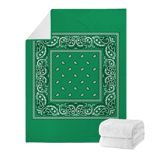 Green Bandana Blanket