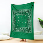 Green Bandana Blanket