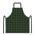 Green Black And Red Tartan Pattern Print Apron