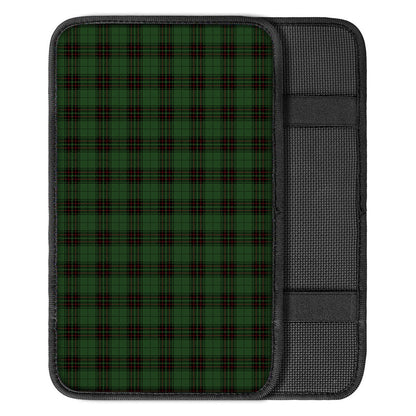 Green Black And Red Tartan Pattern Print Car Center Console Cover