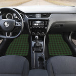 Green Black And Red Tartan Pattern Print Front Car Floor Mats
