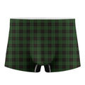 Green Black And Red Tartan Pattern Print Men's Boxer Briefs