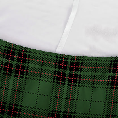 Green Black And Red Tartan Pattern Print Sofa Cover