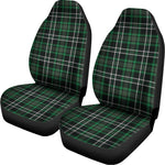 Green Black And White Tartan Print Universal Fit Car Seat Covers