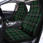 Green Black And White Tartan Print Universal Fit Car Seat Covers