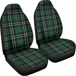Green Black And White Tartan Print Universal Fit Car Seat Covers