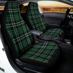 Green Black And White Tartan Print Universal Fit Car Seat Covers
