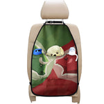 Green Bull And Red Bear Stock Print Car Seat Organizers