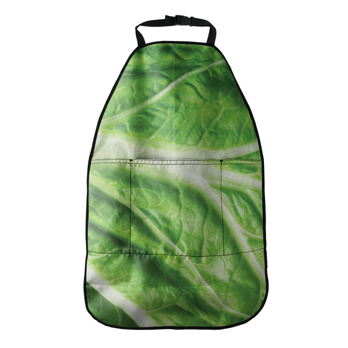 Green Cabbage Leaf Print Car Seat Organizers