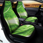 Green Cabbage Leaf Print Universal Fit Car Seat Covers
