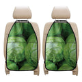 Green Cabbage Print Car Seat Organizers