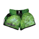 Green Cabbage Print Muay Thai Boxing Shorts