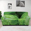 Green Cabbage Print Sofa Cover