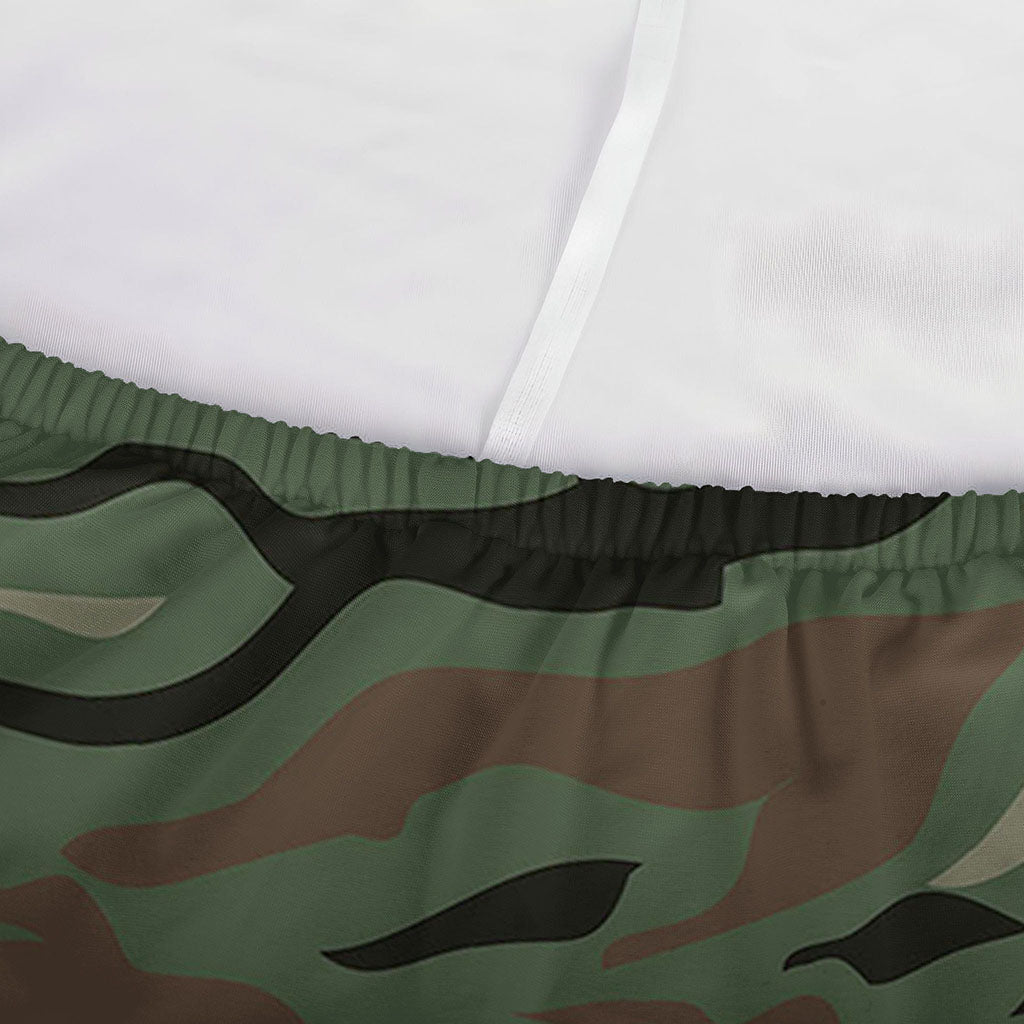 Green Camo Zebra Pattern Print Sofa Cover