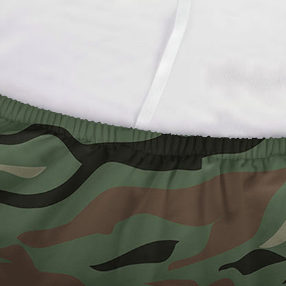 Green Camo Zebra Pattern Print Sofa Cover