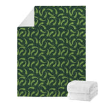 Green Chili Peppers Pattern Print Blanket