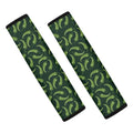 Green Chili Peppers Pattern Print Car Seat Belt Covers