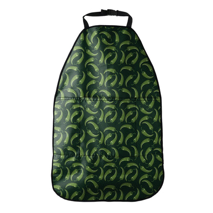 Green Chili Peppers Pattern Print Car Seat Organizers