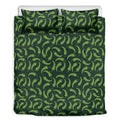 Green Chili Peppers Pattern Print Duvet Cover Bedding Set