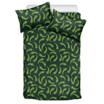 Green Chili Peppers Pattern Print Duvet Cover Bedding Set