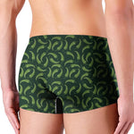 Green Chili Peppers Pattern Print Men's Boxer Briefs