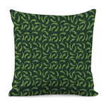 Green Chili Peppers Pattern Print Pillow Cover