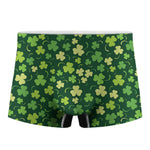 Green Clover Saint Patrick's Day Print Men's Boxer Briefs