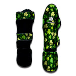 Green Clover Saint Patrick's Day Print Muay Thai Shin Guard