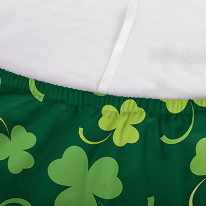 Green Clover Saint Patrick's Day Print Sofa Cover