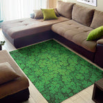 Green Clover St. Patrick's Day Print Area Rug