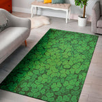 Green Clover St. Patrick's Day Print Area Rug