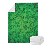 Green Clover St. Patrick's Day Print Blanket